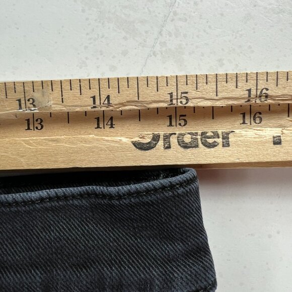 7 For All Mankind Jeans Women's 30x32 Tall Boot Cut Black Stretch Denim Tag 29 - Picture 16 of 16